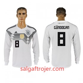 Tyskland Fodboldtrøjer Gundogan 8 Hjemmebanesæt VM 2018 Langærmet